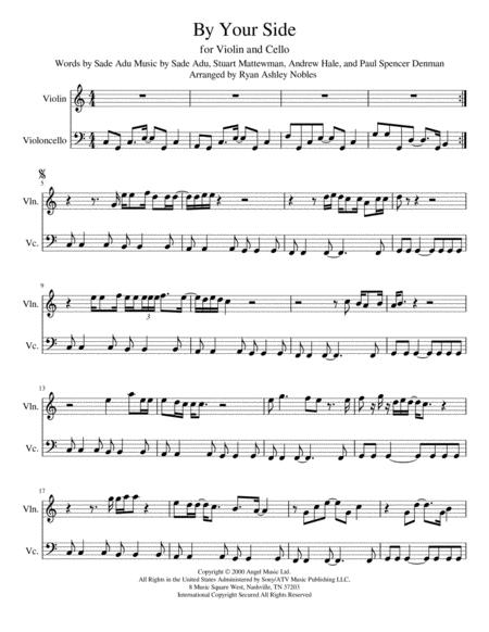 Free Sheet Music By Your Side