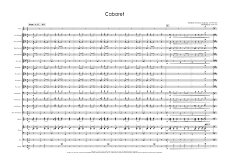 Cabaret Vocal With Big Band Sheet Music