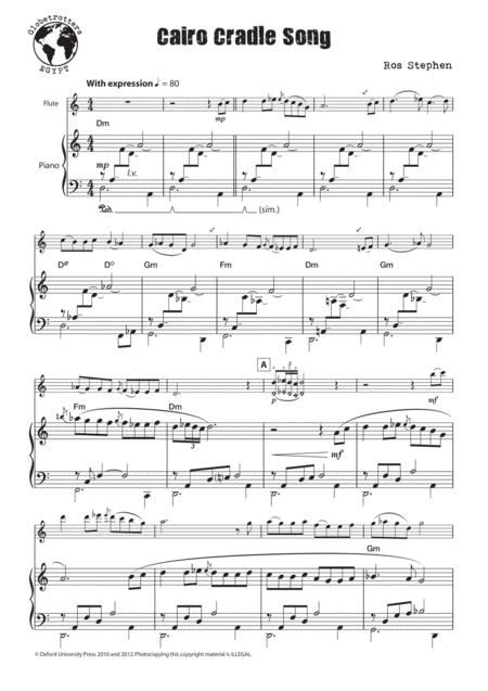 Free Sheet Music Cairo Cradle Song