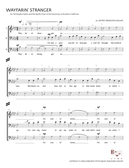 Free Sheet Music Calling You