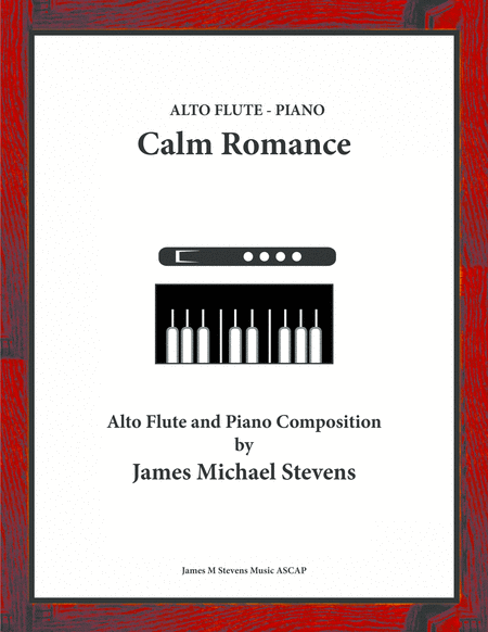 Free Sheet Music Calm Romance Alto Flute Piano