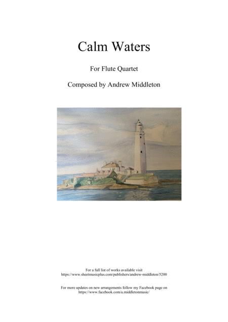 Calm Waters For Flute Quartet Sheet Music