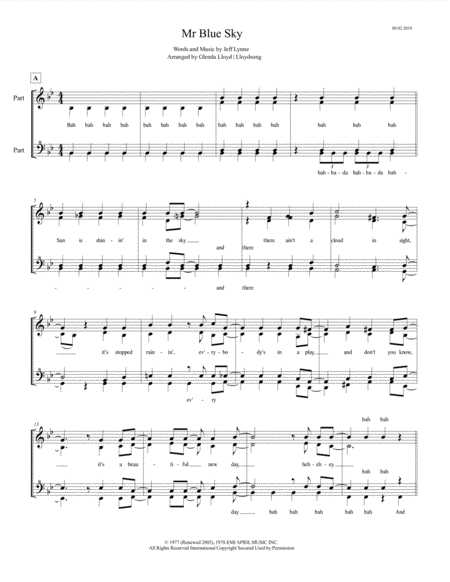 Free Sheet Music Calypso Serenade