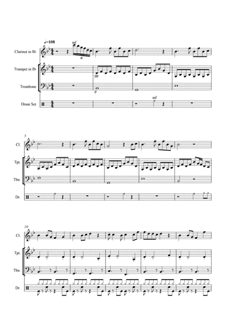 Camp David For Wind Quintet Sheet Music