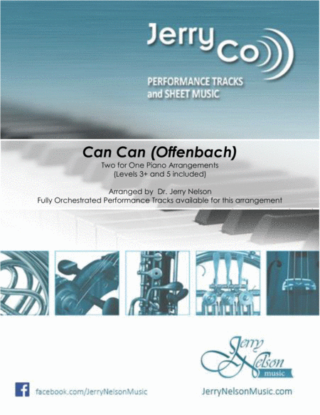 Can Can 2 For 1 Piano Arrangements Sheet Music