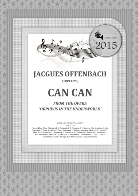 Can Can From The Opera Orpheus In The Underworld Sheet Music