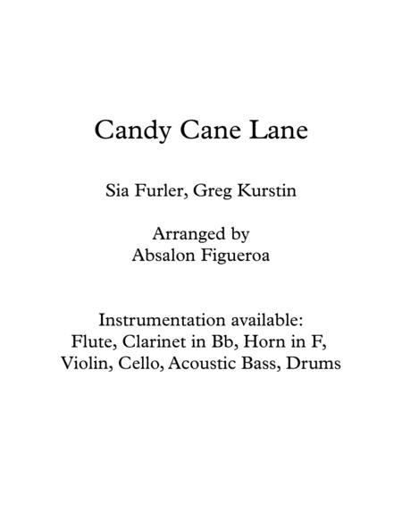 Free Sheet Music Candy Cane Lane Ttbb