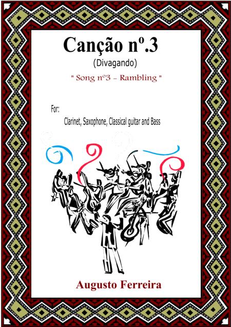 Cano N3 Divagando Song N 3 Rambling Sheet Music