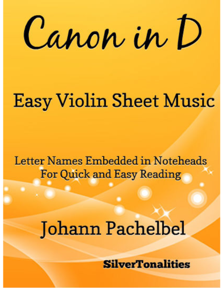 Canon In D Easy Violin Sheet Music Sheet Music