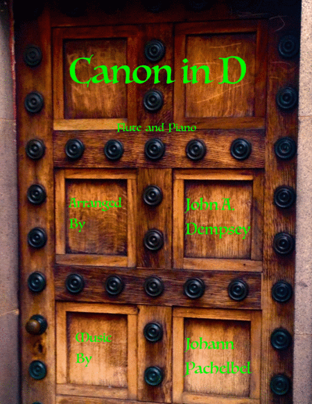 Free Sheet Music Canon In D Flute And Piano