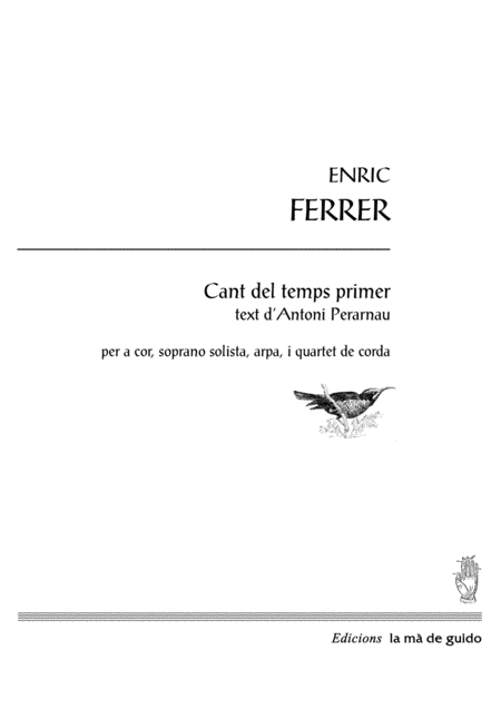 Cant Del Temps Primer Sheet Music