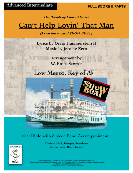 Cant Help Lovin That Man From Show Boat Vocal Solo Full Score And Parts Sheet Music