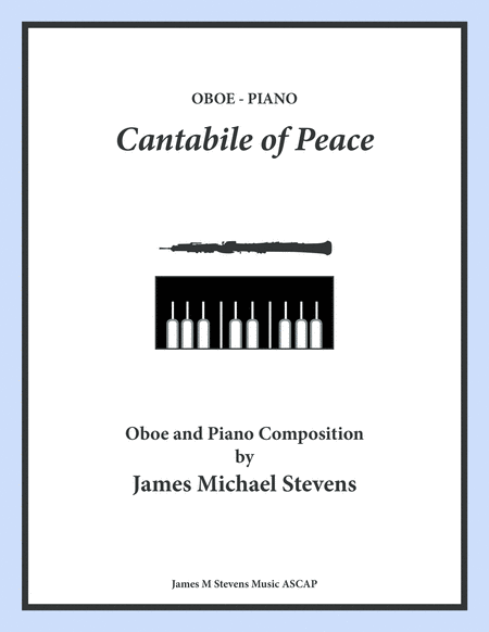 Free Sheet Music Cantabile Of Peace Oboe Piano