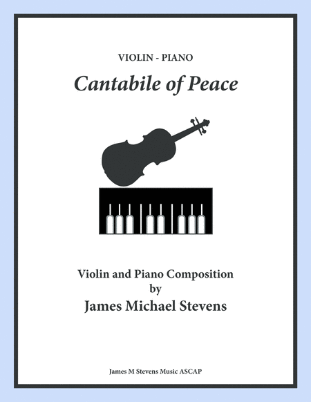 Cantabile Of Peace Violin Piano Sheet Music