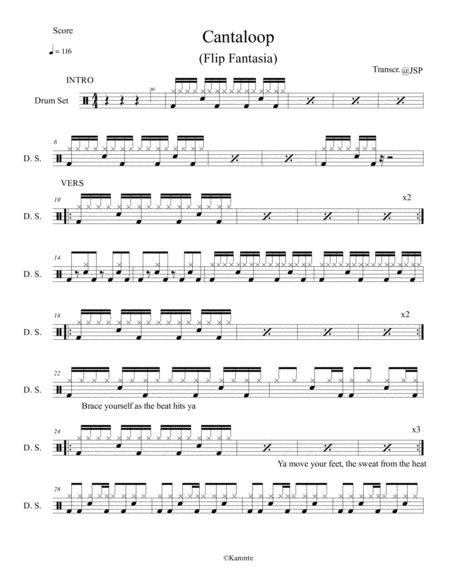 Free Sheet Music Cantaloop Flip Fantasia