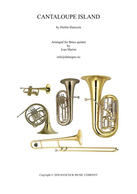 Cantaloupe Island By Herbie Hancock For Brass Quintet Opt Euphonium Sheet Music