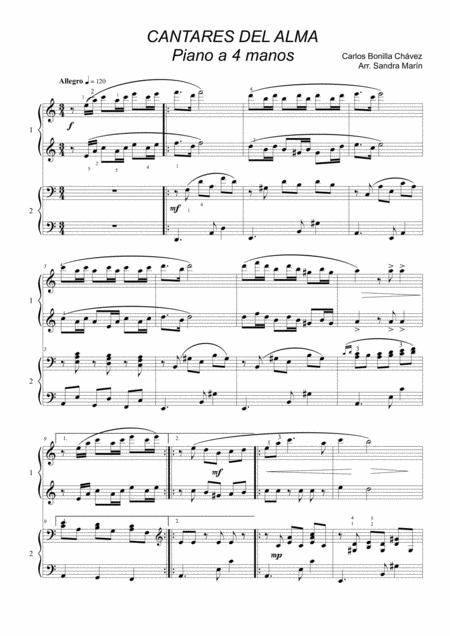 Free Sheet Music Cantares Del Alma Carlos Bonilla Chvez