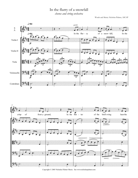 Free Sheet Music Canticle Of Mary