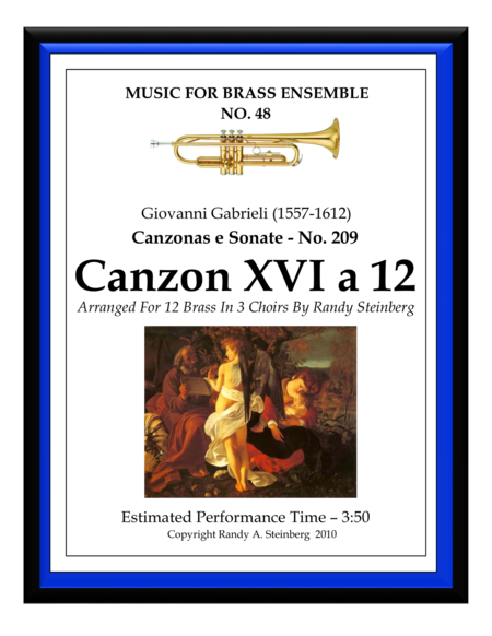 Free Sheet Music Canzon Xvi A 12 No 209