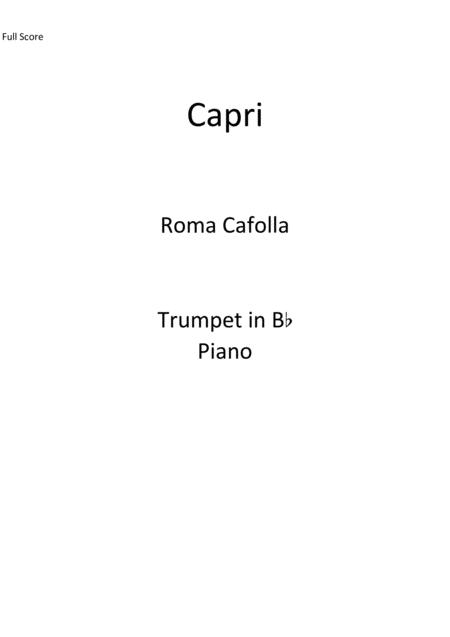 Capri Sheet Music