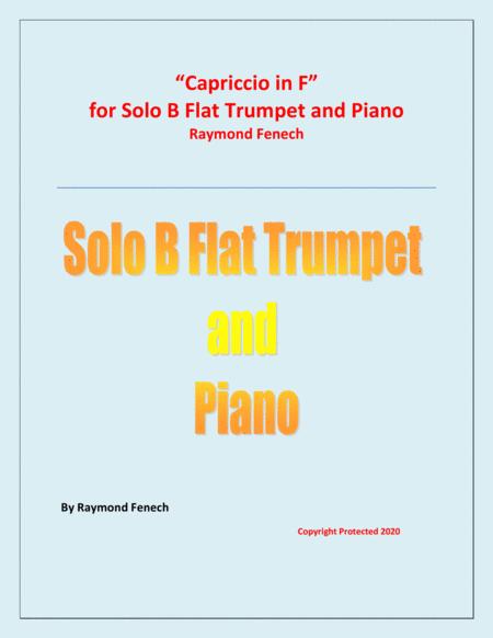 Capriccio In F Solo Bb Trumpet And Piano Advanced Intermediate Level Sheet Music