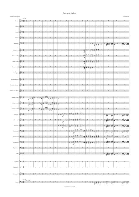 Capriccio Italien Sheet Music