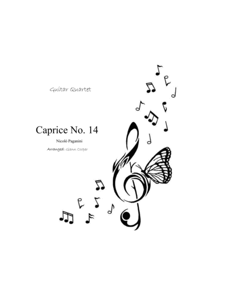 Free Sheet Music Caprice No 14