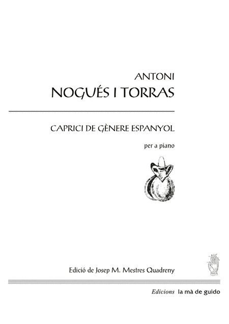 Free Sheet Music Caprici De Gnere Espanyol