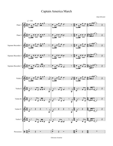 Captain America Sheet Music