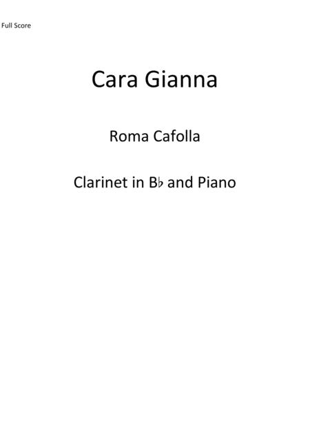 Cara Gianna Solo Sheet Music