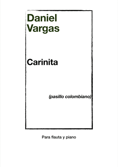 Free Sheet Music Carinita Para Flauta Y Piano