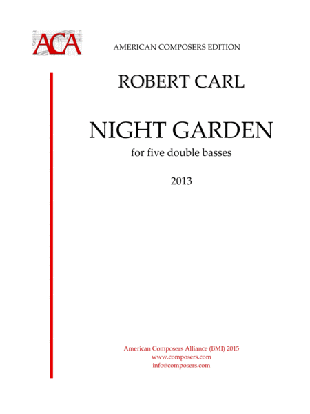 Free Sheet Music Carl Night Garden