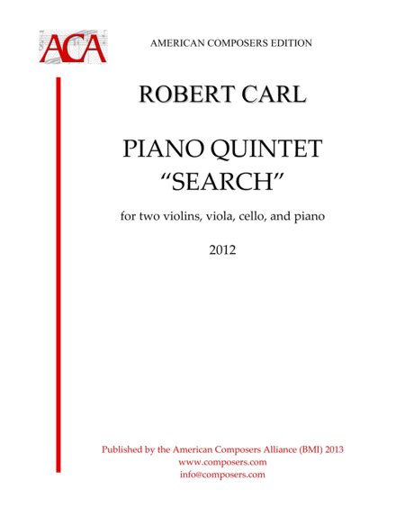 Carl Piano Quintet Search Sheet Music