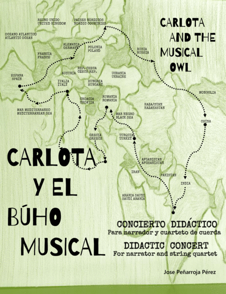 Carlota And The Musical Owl Didactic Concert For Narrator And String Quartet Sheet Music