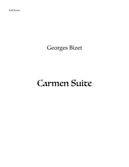 Free Sheet Music Carmen Suite Brass Quintet