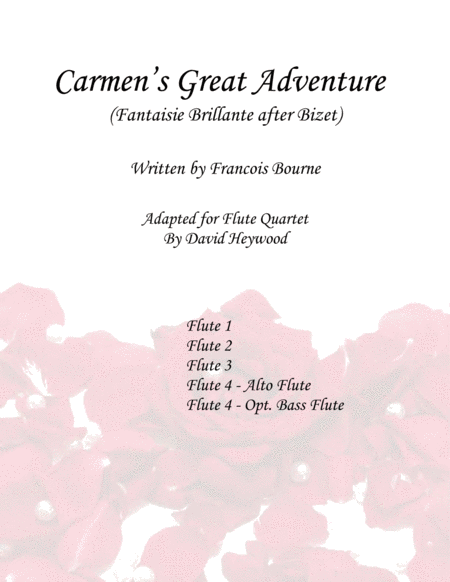 Free Sheet Music Carmens Great Adventure