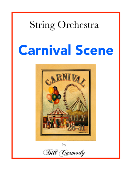 Carnival Scene For String Orchestra Sheet Music