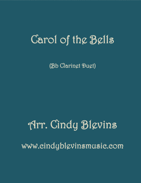 Free Sheet Music Carol Of The Bells Arranged For Bb Clarinet Duet
