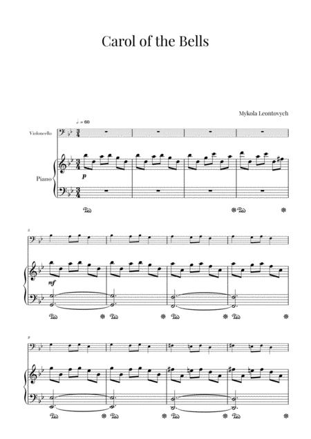 Carol Of The Bells For Cello And Piano Sheet Music