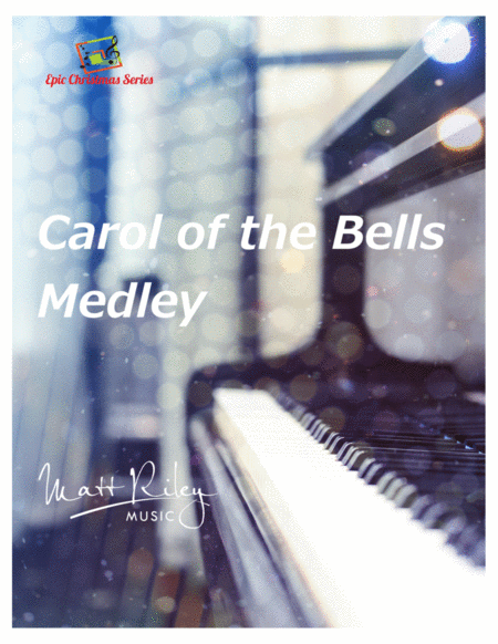 Free Sheet Music Carol Of The Bells Medley One Piano Four Hands