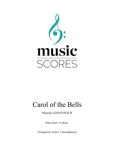 Carol Of The Bells Piano Duet A Minor Sheet Music