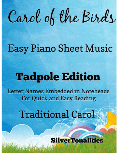 Carol Of The Birds Easy Piano Sheet Music Tadpole Edition Sheet Music