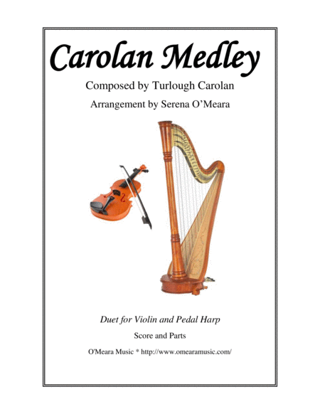 Carolan Medley For Violin And Pedal Harp Sheet Music