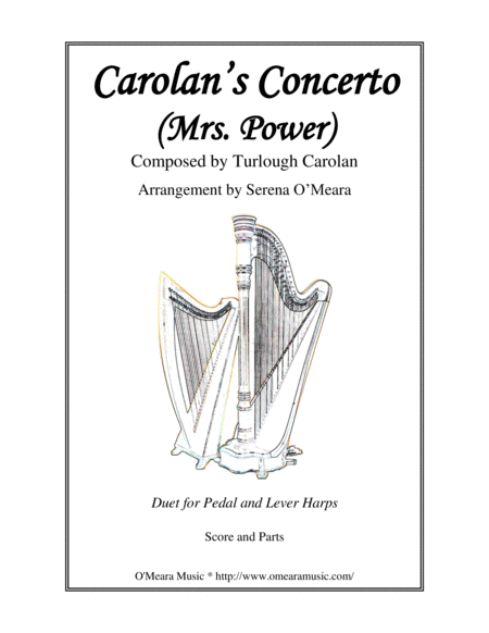 Carolans Concerto Score And Parts Sheet Music