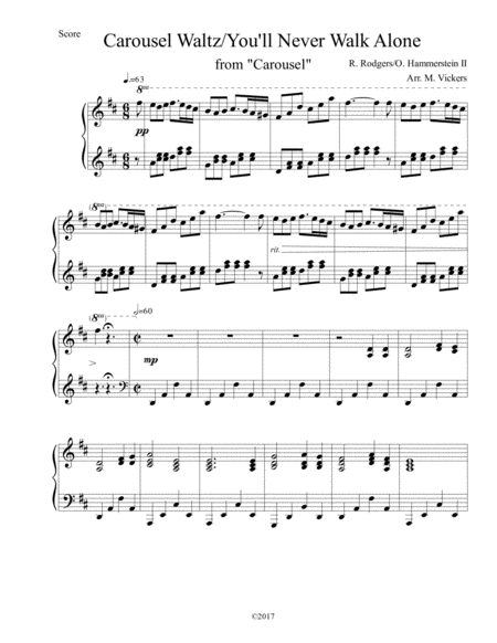 Carousel Waltz You Will Never Walk Alone From Carousel Sheet Music