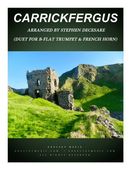 Carrickfergus Duet For Bb Trumpet French Horn Sheet Music