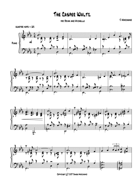 Free Sheet Music Casper Waltz