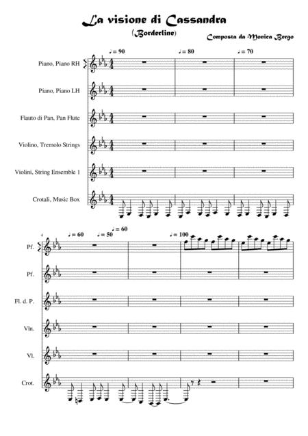 Cassandras Vision Sheet Music