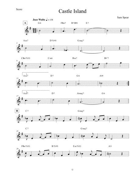 Castle Island Sheet Music