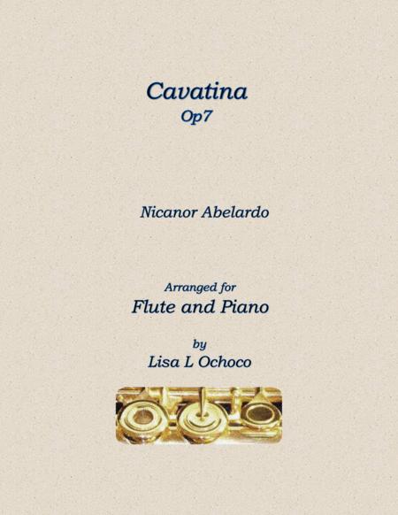 Cavatina Op7 For Flute And Piano Sheet Music